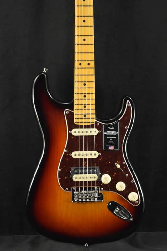 Fender American Professional II Stratocaster HSS 3-Color Sunburst Maple Fingerboard image 1