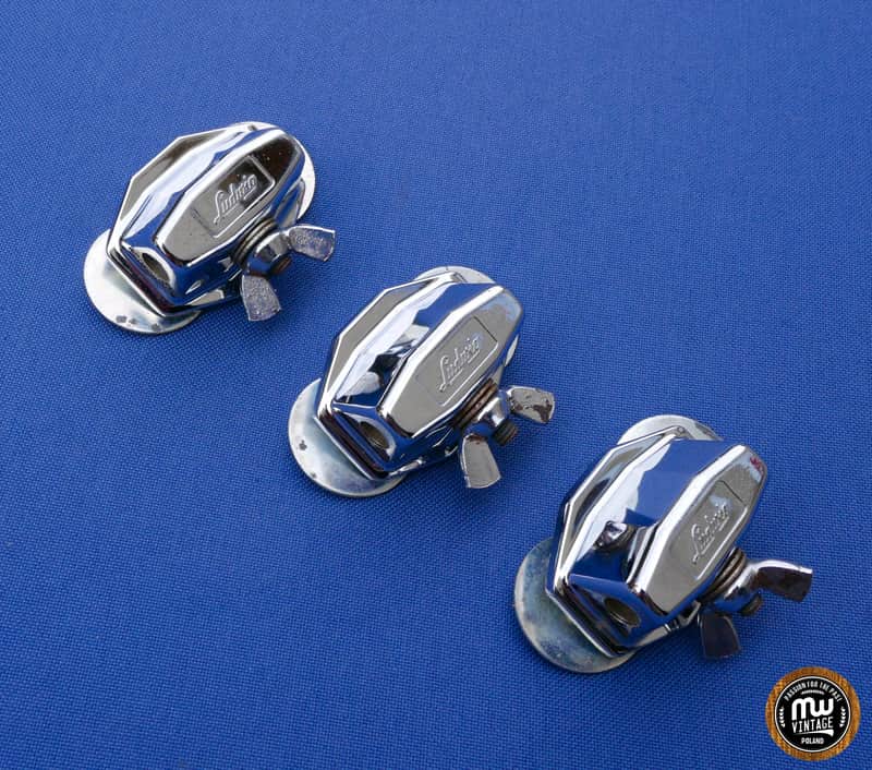 Ludwig P1216D Classic Floortom Leg Brackets - EXC, Pack Of 3 image 1