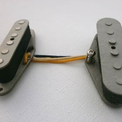 Telecaster Coil Tap A2 A5 HOT Pickups SET Custom Hand Wound Fits Fender by Q pickups image 2