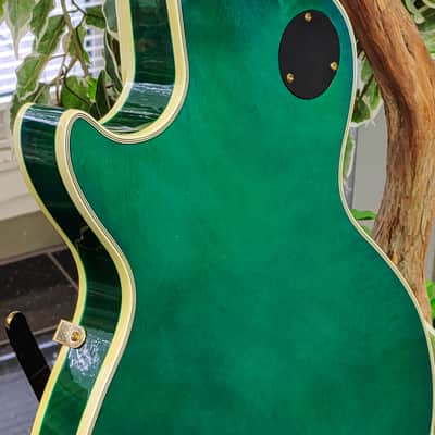 Gibson Les Paul Custom in Translucent Green w/ Bigsby, Gold Hardware & Original Case image 14