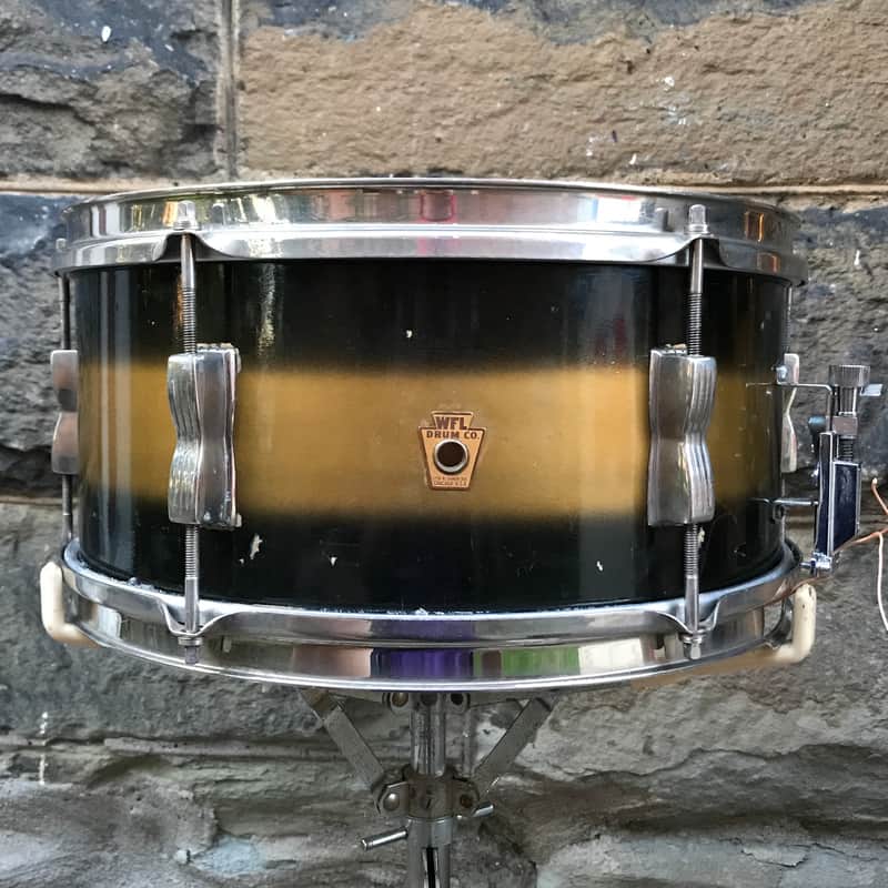 WFL No. 490 Supreme Concert Model 6.5x14" 6-Lug Snare Drum 1948 - 1959 image 4