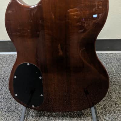 Guild S-100 Polara Prototype with Hagstrom Tremar - Factory 2nd 2016 Natural Dark Mahogany image 2