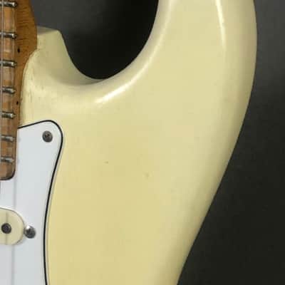 LEFTY! Vintage 1987 Fender ‘67 Strat Olympic White Blonde Custom Aged Nitro USA Swamp Ash Solid Body CTS Pots Blender Relic 6.9 Lb HSC image 4