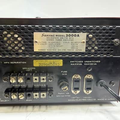 Sansui 3000A Stereo Receiver Serviced DeoxIT Tested Working Vintage image 12