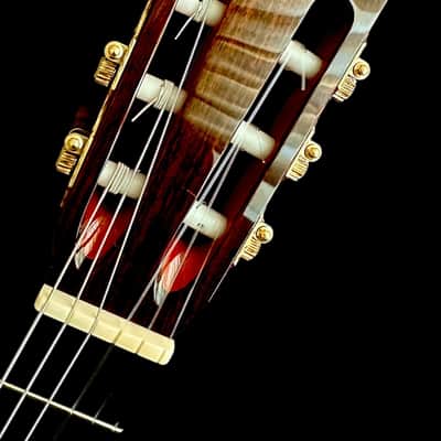 Omar Olague Double Back Concert Flamenca Blanca Especial 2024-Spruce/Cypress image 6