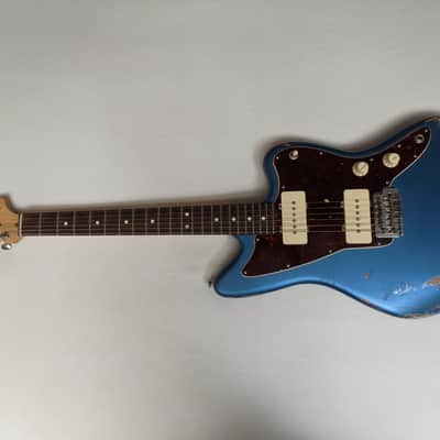 Fender American Performer Jazzmaster - Rosewood Fretboard - 2019 - Satin Lake Placid Blue - Relic - image 3