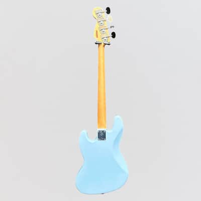 Fender Gold Foil Jazz Bass 4 String Electric Bass Guitar 2022 - Sonic Blue image 11