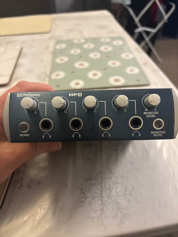 PreSonus HP4 4-Channel Headphone Amplifier 2010s - Blue image 1
