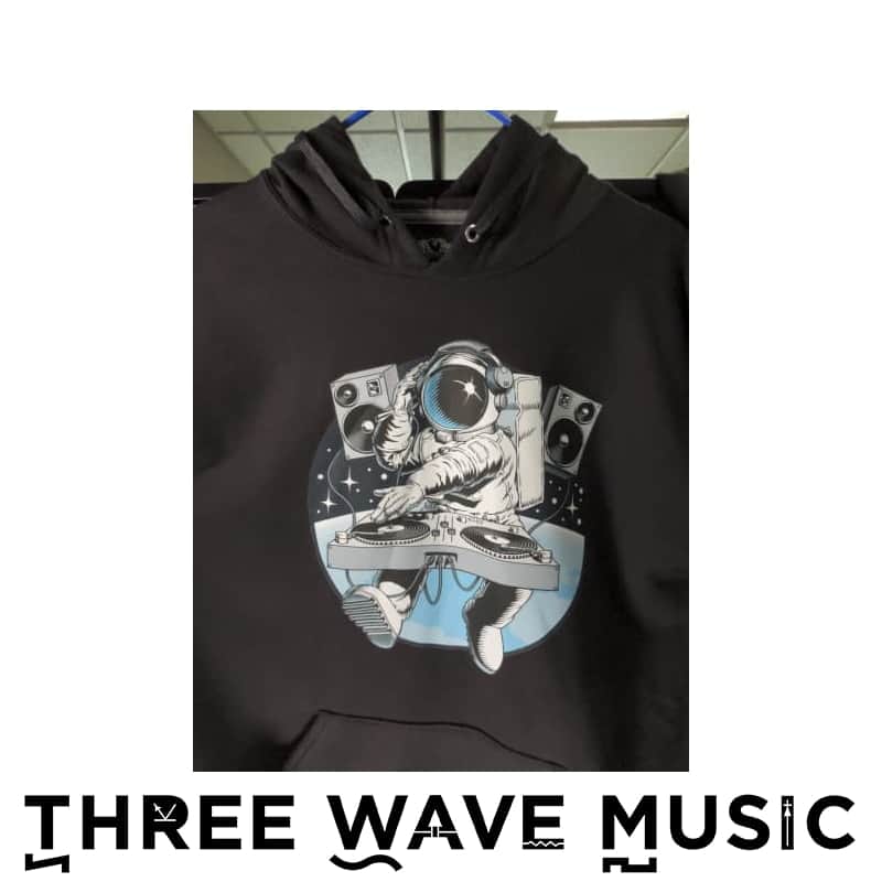Three Wave Music Hoodie(Astro DJ II) 2024 - Black [Three Wave Music] image 1