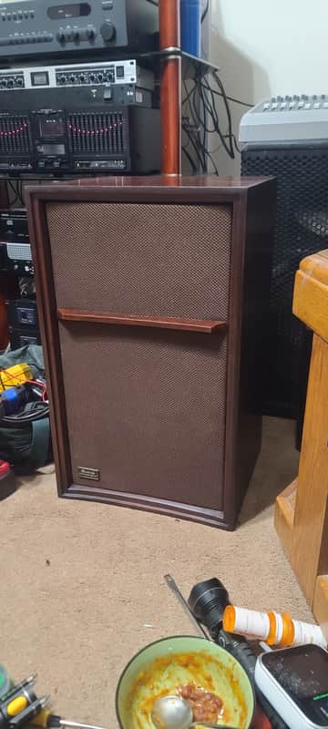 BEAUTIFUL VINTAGE Wharfedale W60D SPEAKERS AUDIOPHILE SOUND QUALITY