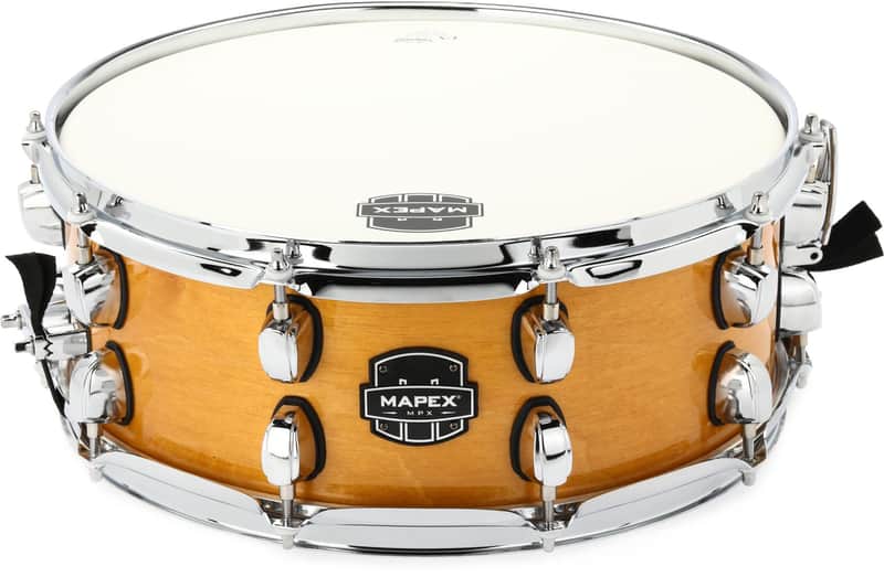 Mapex MPX Maple/Poplar Snare Drum - 5.5 x 14-inch - Natural with Chrome Hardware image 1