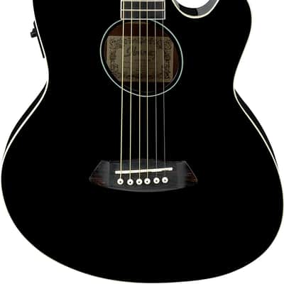 Ibanez TCY10EBK, Talman Acoustic Electric Guitar - Black image 2