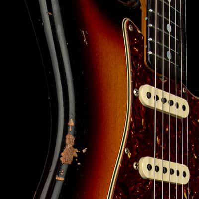 Fender Custom Shop Empire 67 Stratocaster Relic - 3-Color Sunburst #82401 image 10