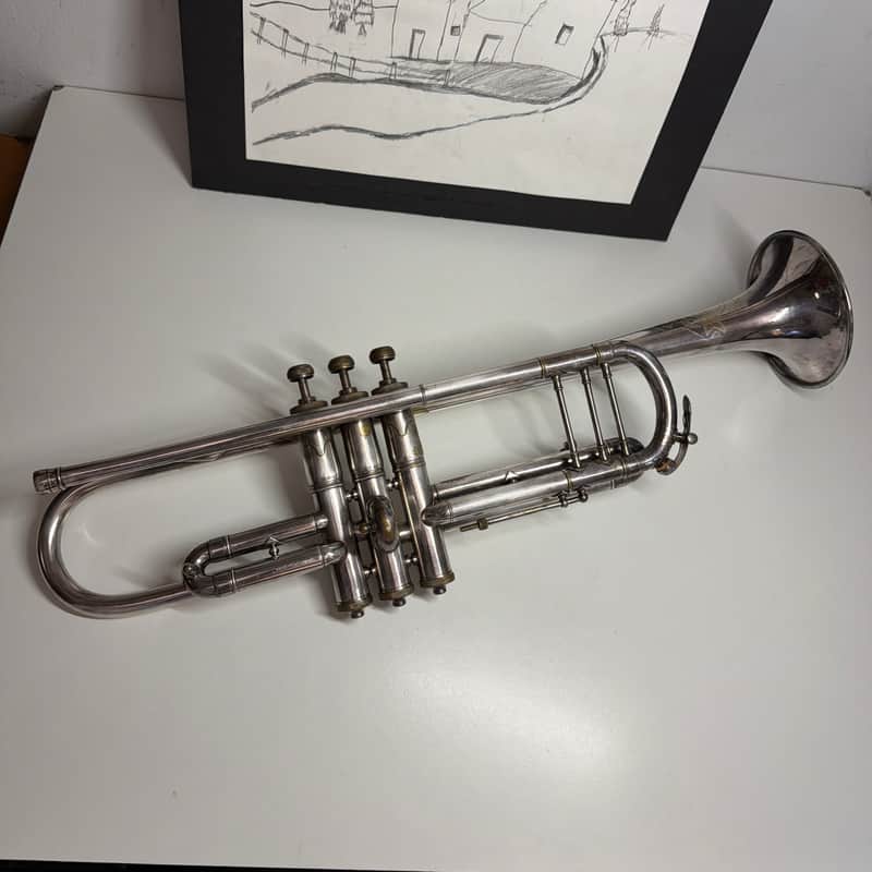 True Tone Buescher Model 9  Silver Plated image 1