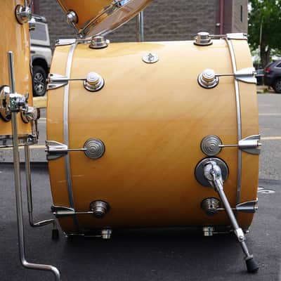 DW USA Collectors Series 4pc Pure SSC Maple Shell Pack w/ Rings - Natural Lacquer Custom $6.500.00 If New! image 7