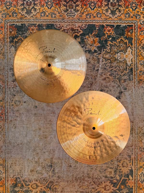 Studio Owned Paiste Signature DARK CRISP 13” Hihats 744 1234 g DON’T PAY $670! These DO EXACTLY What They Promise! image 1