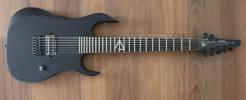 Artificial Guitars SE 7 String  Black 2022 - Matte image 1