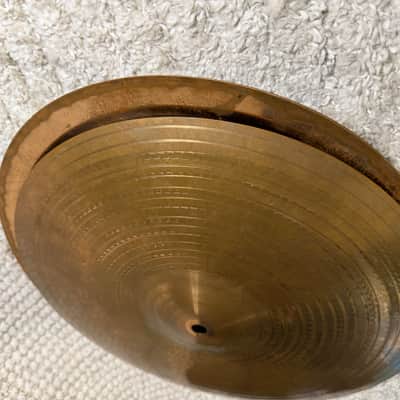 Zildjian 14" A. Zildjian '60s Stamp Hi-Hat Cymbals (Pair) 1960s - Traditional image 6