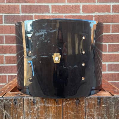 1960s Ludwig 9x13 Pre-Serial Super Classic Tom Drum Shell Black image 1