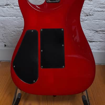 Charvel 375 Deluxe with Rosewood Fretboard 1989 - 1991 - Transparent Red image 2