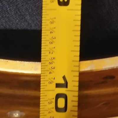 Mastertone A 11" gold plated,20 hole, flathead tone ring. - Gold image 5