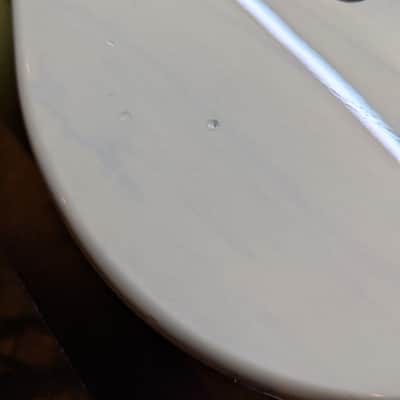 2007 - 2014 Taylor SB1-X Solidbody Classic with Top-Load Bridge - Trans White image 7