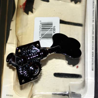 Grover 142C single replacement tuning head tulip style for BASS guitar chrome image 1