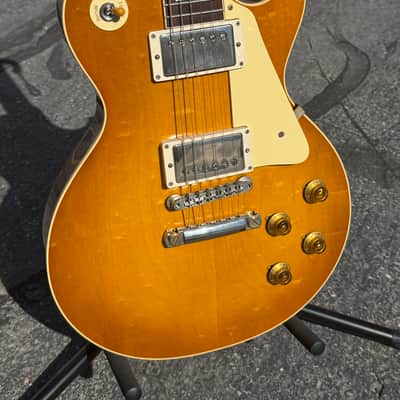 Gibson Custom Shop '58 Les Paul Standard Reissue Plain Top Lemon Burst VOS New Unplayed Auth Dlr 8lbs8oz #445 image 1