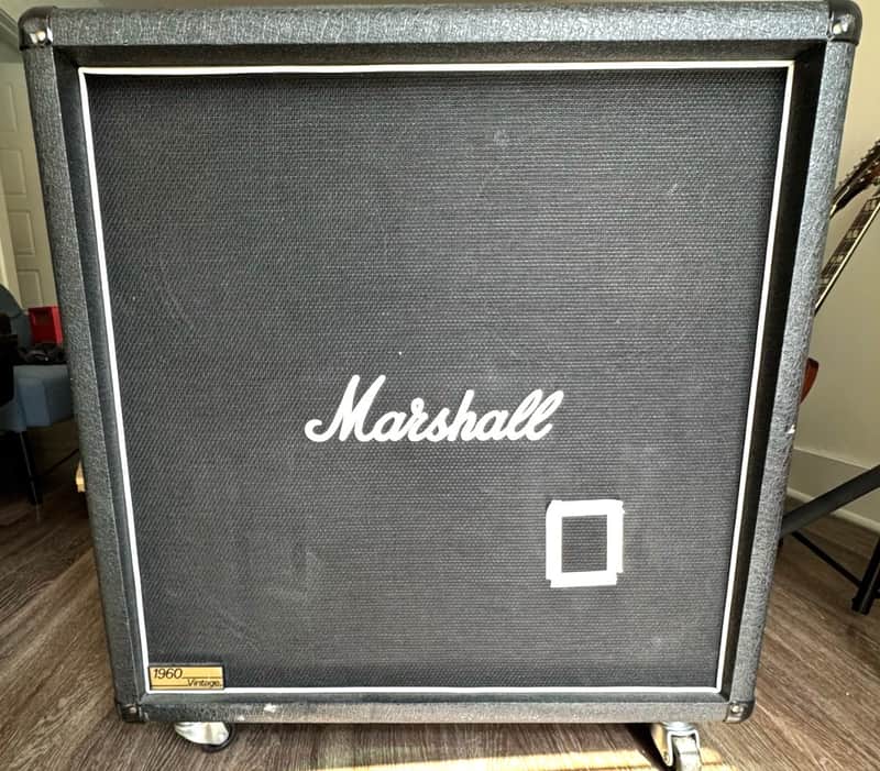 Marshall 1960BV Vintage 280-Watt 4x12" Straight Guitar Speaker Cabinet 1990 - Present - Black image 1