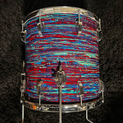 Ludwig 3ply Maple 13/16/20 1969 - Psychedelic Red image 8