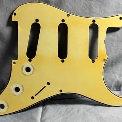 Vintage USA 54 8 Hole 50's Fender Stratocaster 56 Vintage Pickguard Celluloid / Nitrate Mint Green 1954 thru 58 RI image 1