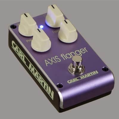 Carl Martin Axis Flanger psychedelic purple small size pedal image 2