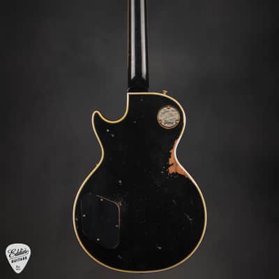 Gibson Custom Shop Limited Edition 1954 Les Paul Custom Reissue Heavy Aged Ebony #46321 image 5