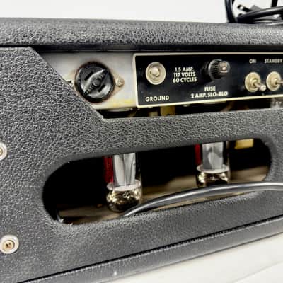 Fender Band Master BlackFace 40 Watt Tube Amplifier Head 1967 - Black image 8