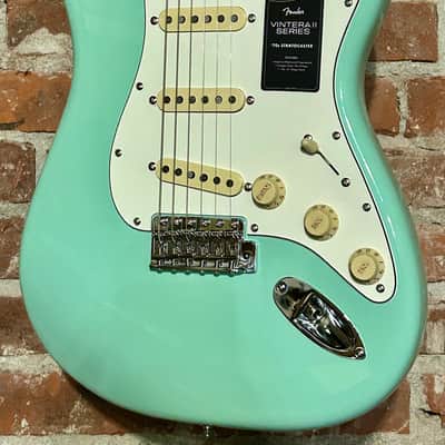 Fender Vintera II '70s Stratocaster Electric GuitarRosewood Fretboard - Surf Green. Buy Indie, Shop Small & Be Happy ! image 1