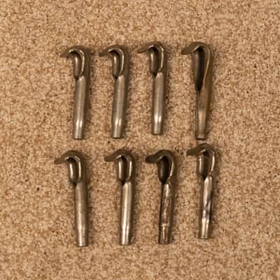 Vintage Bass Drum Single Tension Claws / Collar Hooks (8) Lot #E6 image 1