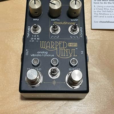 Chase Bliss Audio Warped Vinyl HiFi 2018 - 2024 - Black image 2