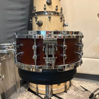 Sonor Prolite 6X14 Nussbaum Satin Hella Die Cast Hoops Snare Drum image 3