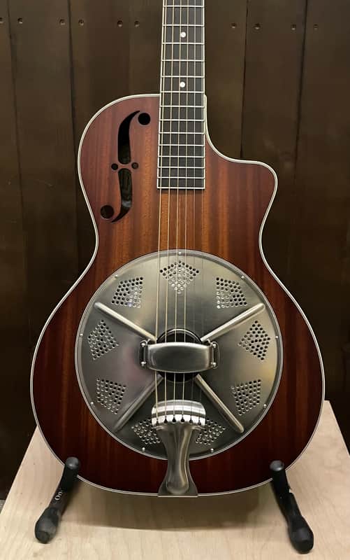 National Reso-Phonic El Trovador Cutaway 2025 Mahogany - IN STOCK NOW! image 1