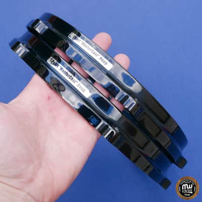 Pearl Masters Masterworks MasterCast Die Cast Hoops 10" 6 Holes BLACK Rare image 3