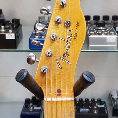 used 2018 Fender Custom Shop '54 Telecaster Relic in Aged White Blonde, Excellent Condition with OHSC! image 8