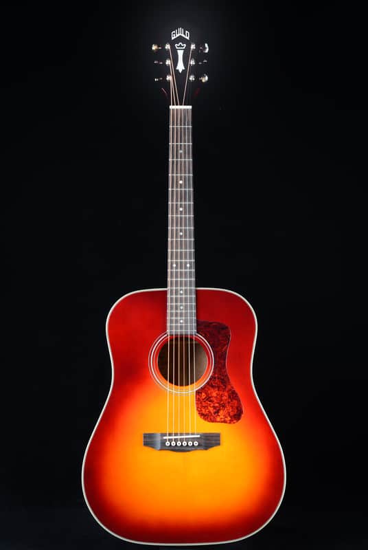 Guild Westerly Collection D-140 - Cherry Burst image 1