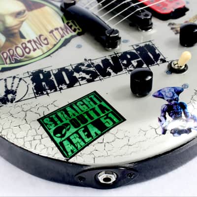 Custom Painted, Upgraded and Relic'ed ESP LTD EC-10 Electric Guitar image 9