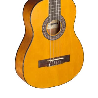 STAGG 1/4 Natural-coloured Classical Guitar With Linden Top image 2