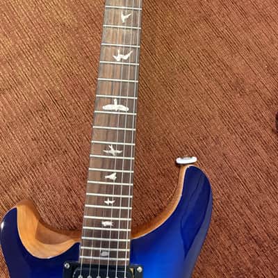 PRS SE Custom 24 Left-Handed 2021 - 2023 - Faded Blue Burst image 3