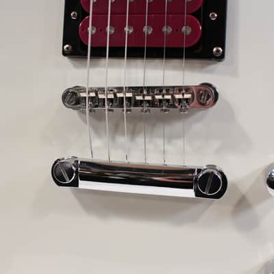 HardLuck Kings Bossman LP Style Electric Guitar in White image 12