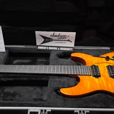 Jackson Custom Shop Dinky DK1 Made in USA Mahogany Body Figured AAA Quilt 10 Top American Super Stratocaster Fender-era PC1 image 2