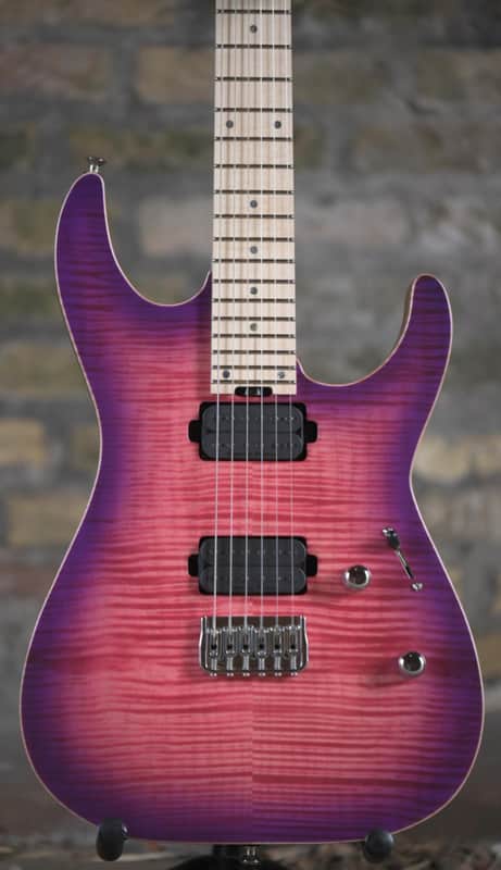 ESP USA M-II HT SD RM - Cranberry Burst - Demo image 1