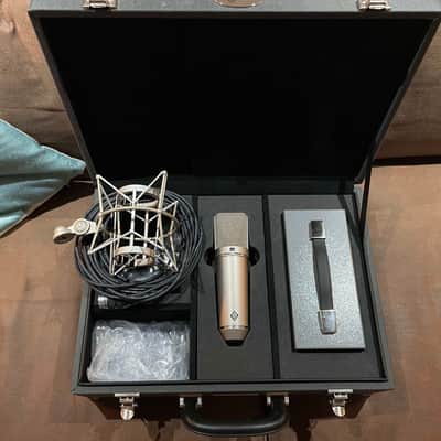 Neumann U 67 Set Large Diaphragm Multipattern Tube Condenser Microphone Reissue 2018 - Present - Nickel image 2