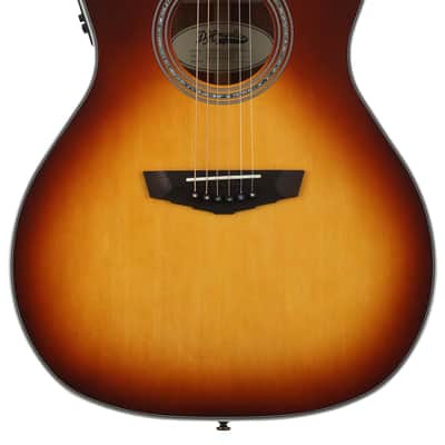 D'Angelico Premier Gramercy Acoustic-electric Guitar - Iced Tea Burst image 2